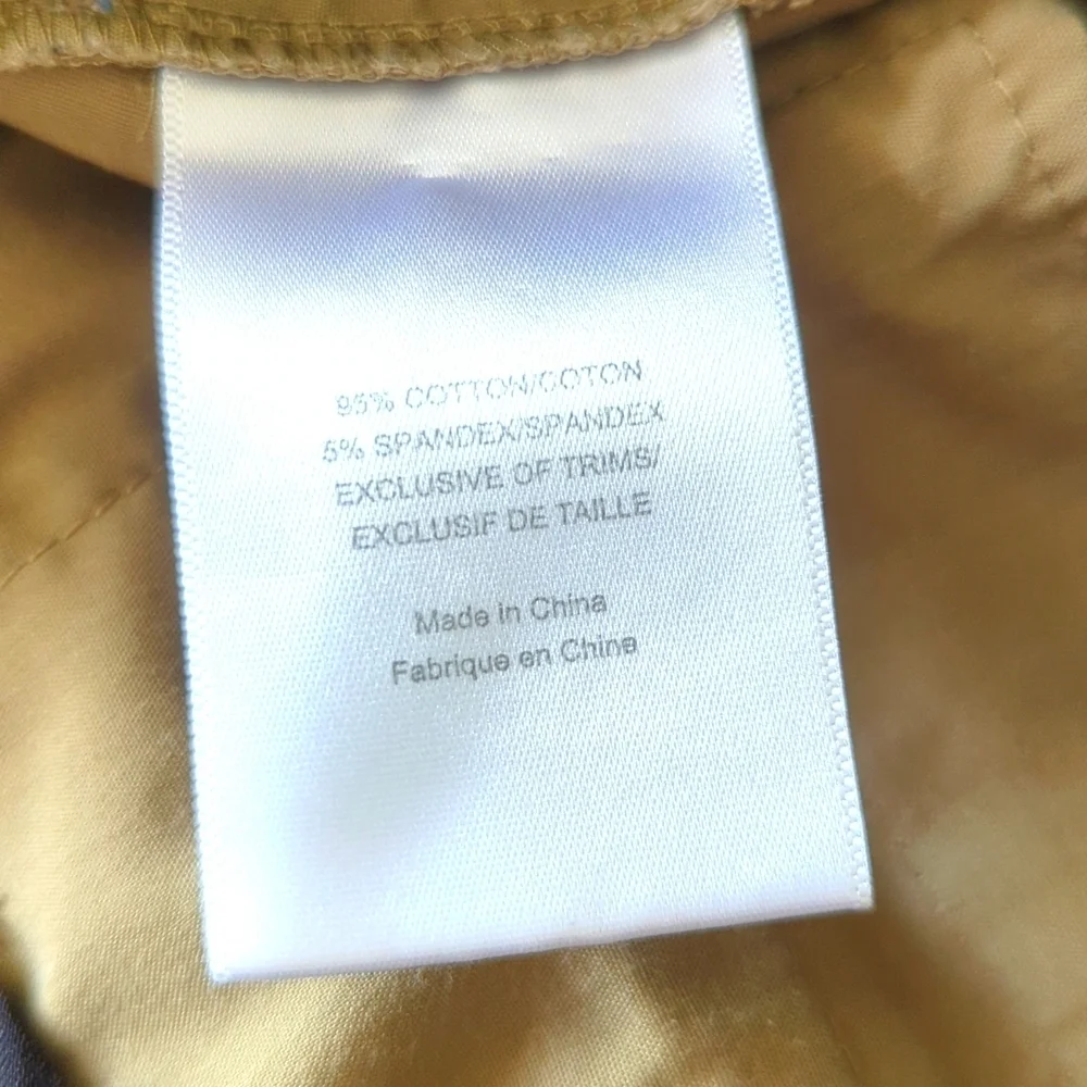 Tory Burch Tan Bermuda Shorts Classic Style